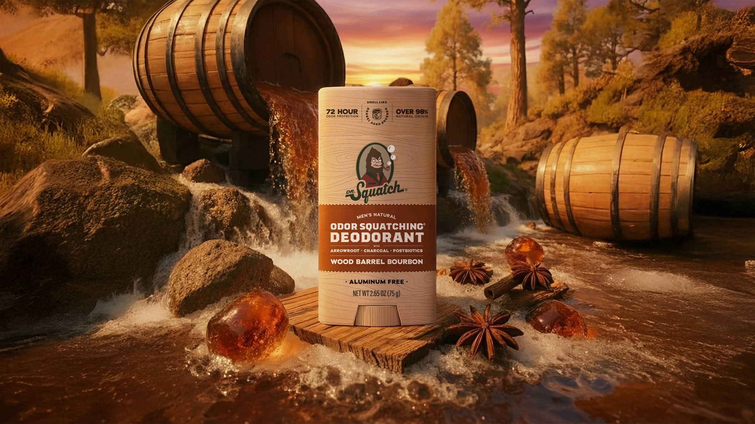 Wood Barrel Bourbon Deodorant 2 Wood Barrel Bourbon Deodorant