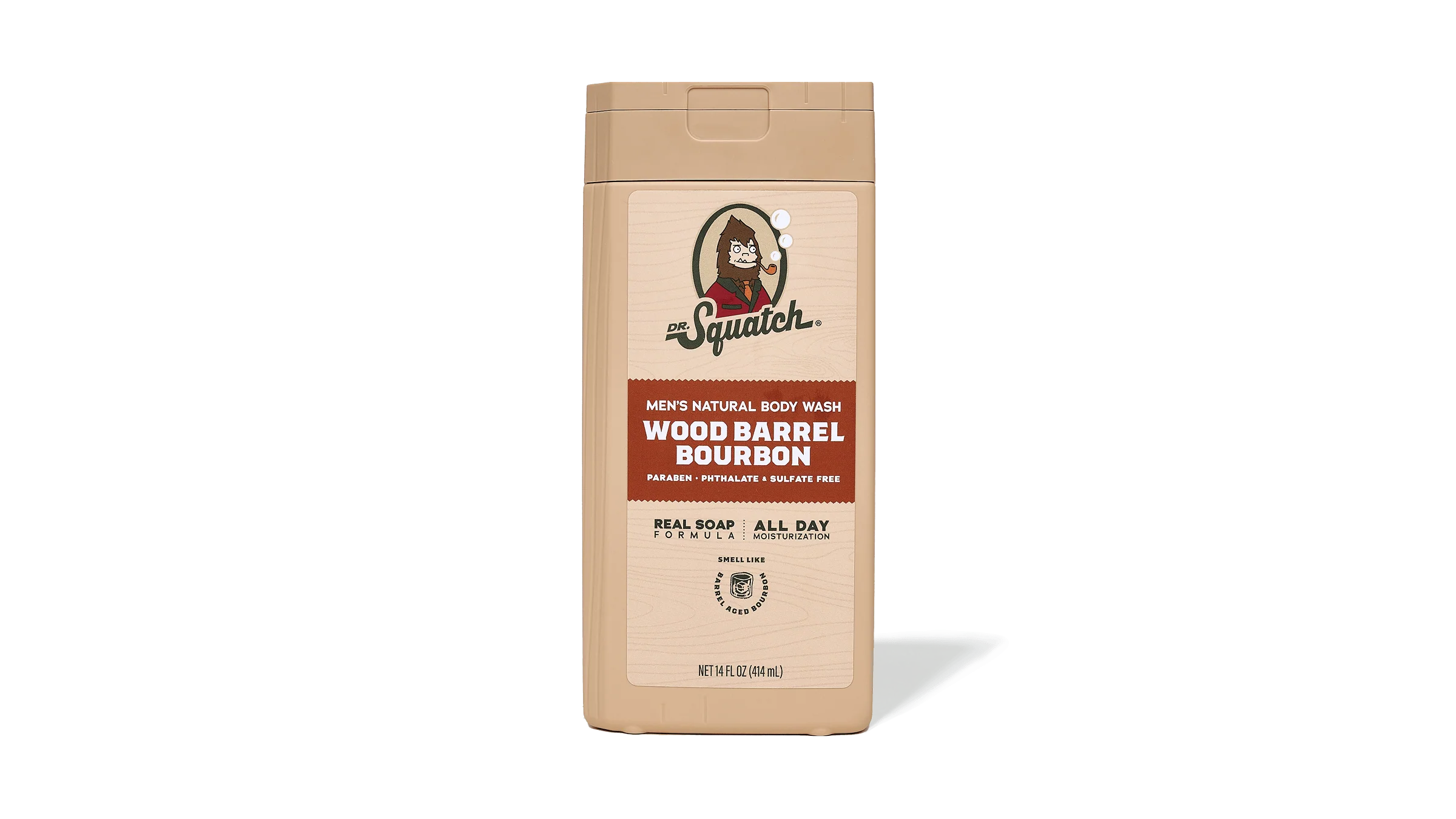14 oz Wood Barrel Bourbon Body Wash