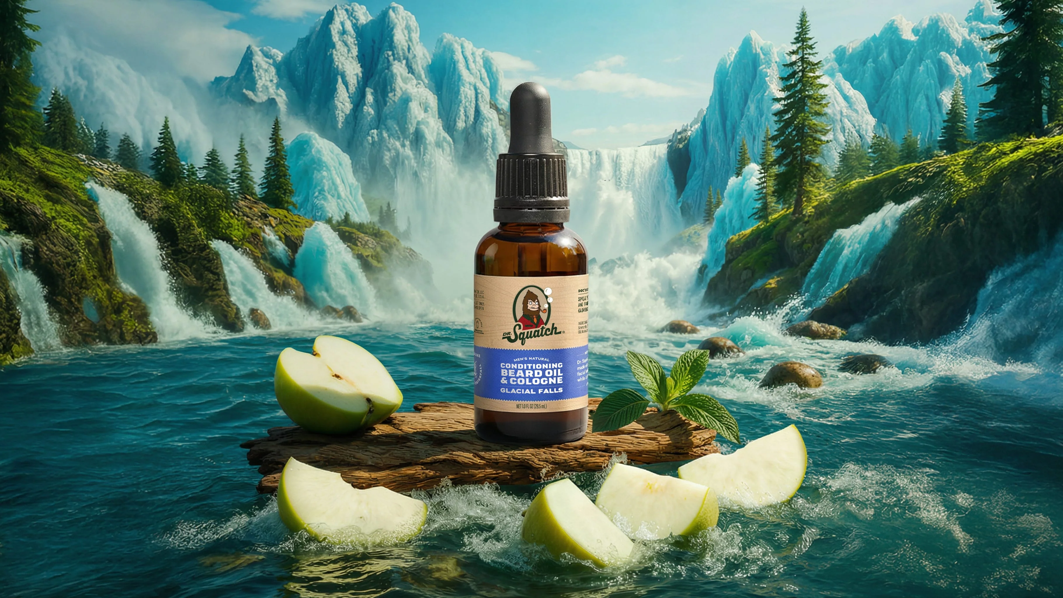 Conditioning Beard Oil & Cologne Glacial Falls 2 Conditioning Beard Oil & Cologne Glacial Falls