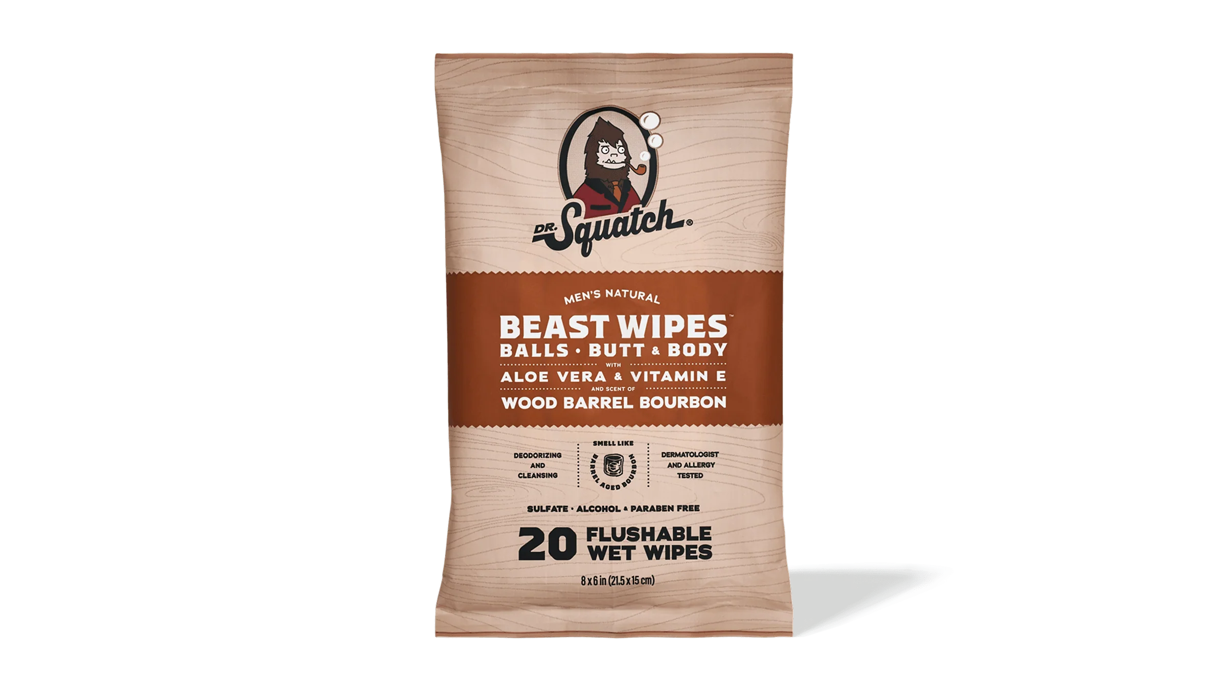 Wood Barrel Bourbon Wipes