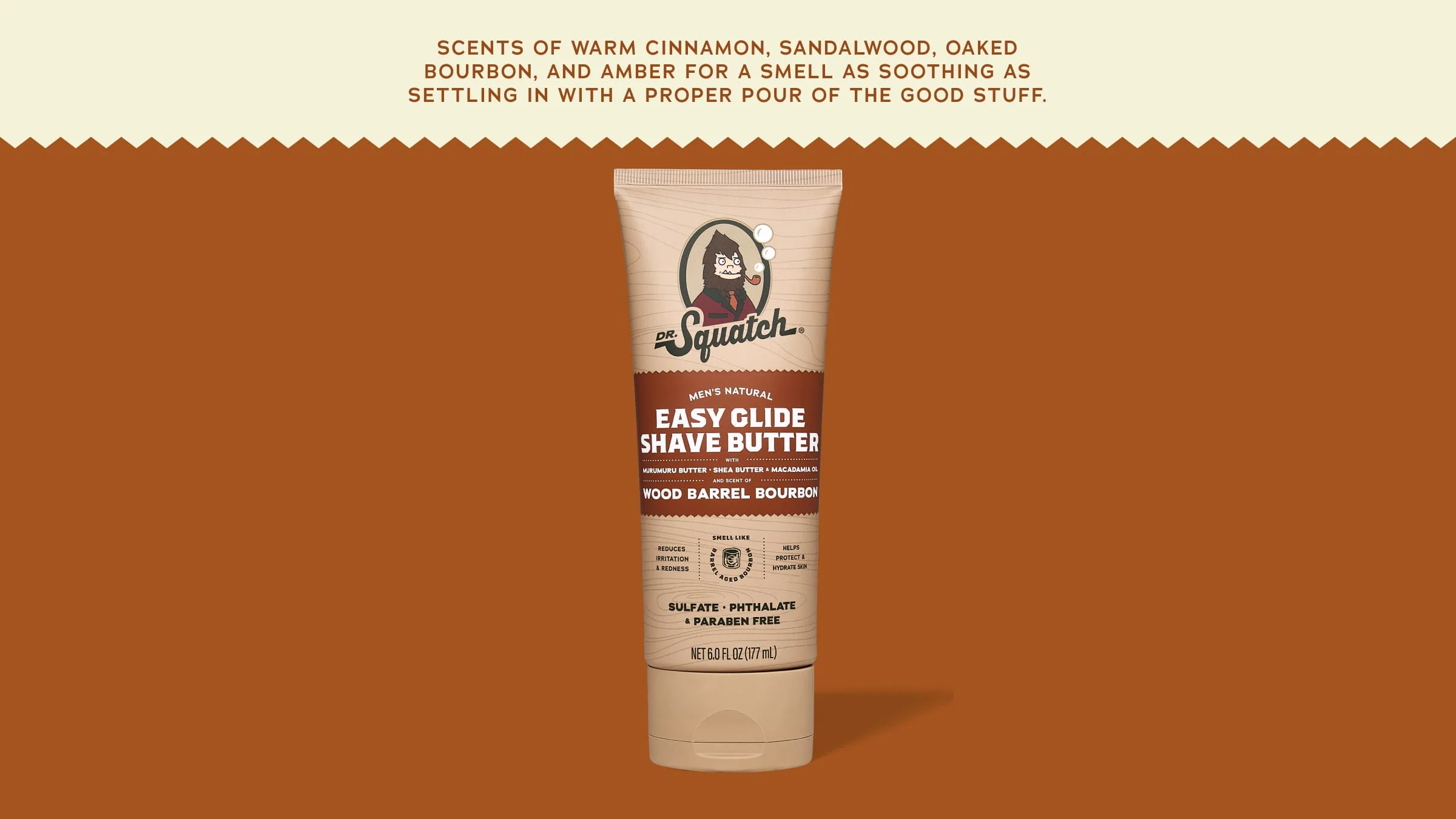 Easy Glide Shave Butter Wood Barrel Bourbon 5 Easy Glide Shave Butter Wood Barrel Bourbon