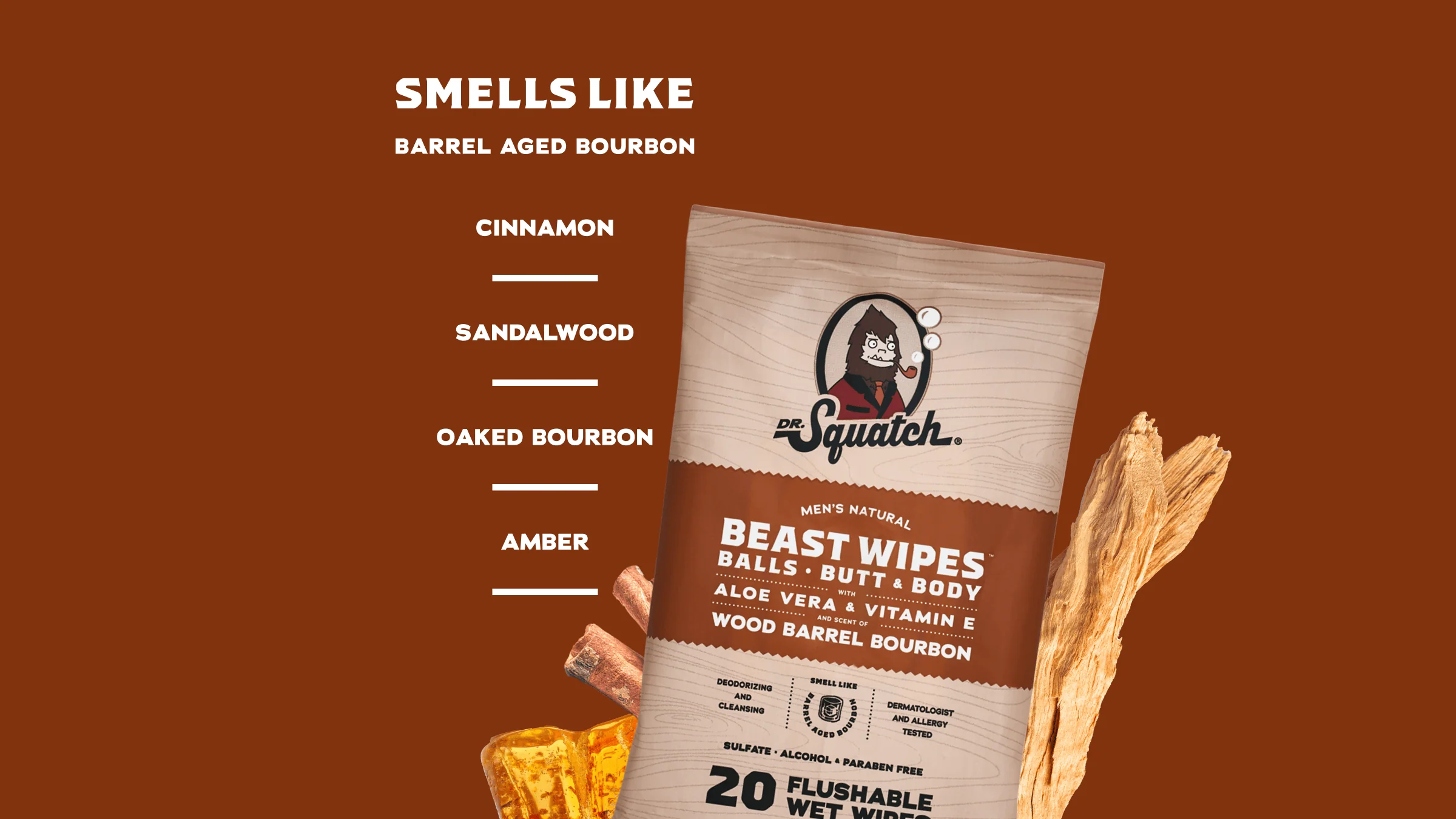 FREE Wood Barrel Bourbon Wipes 3 FREE Wood Barrel Bourbon Wipes
