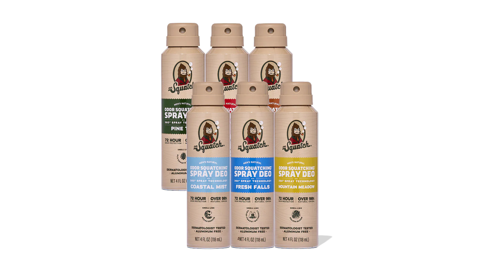 Spray Deodorant 6-Pack