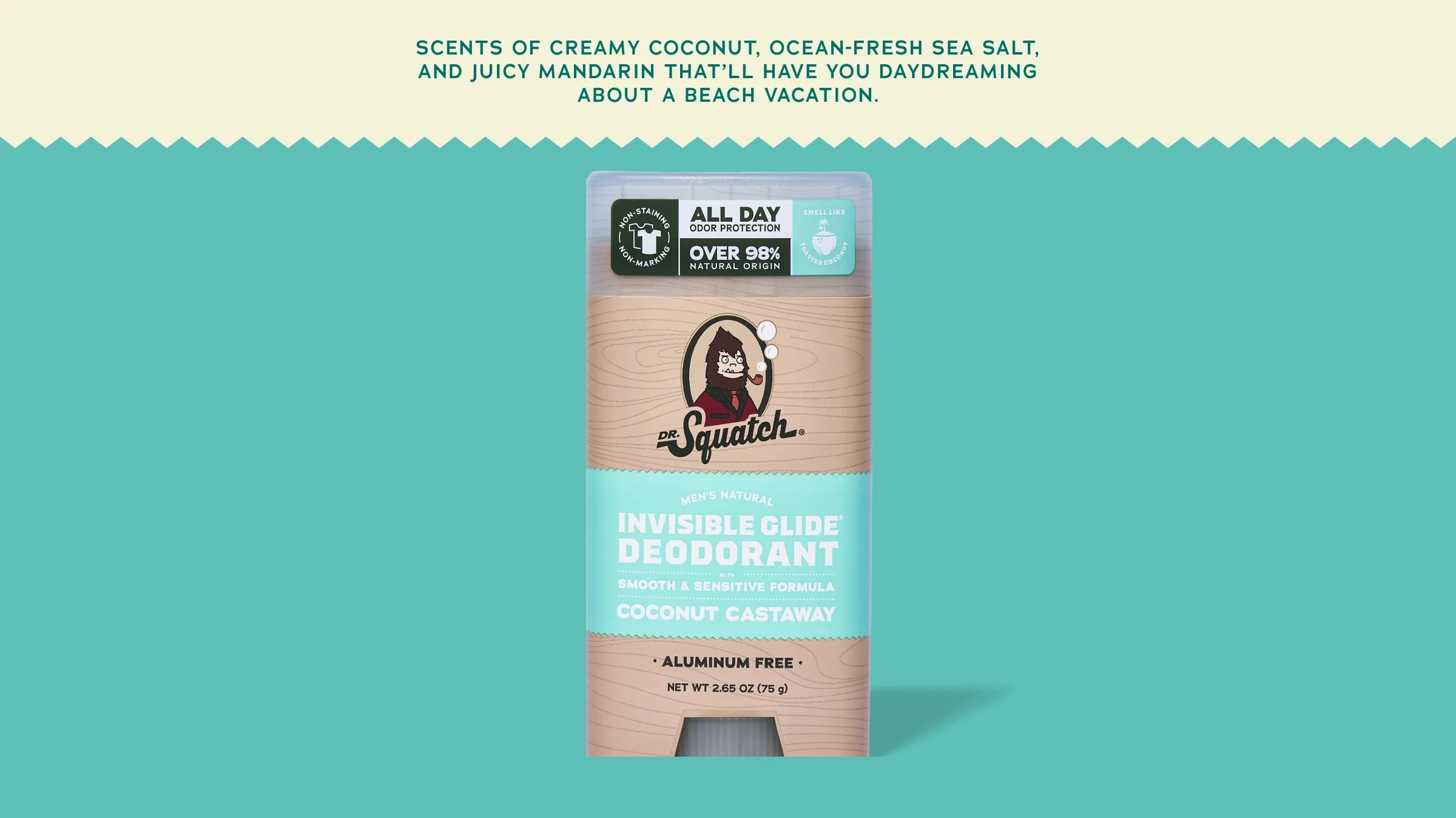 Coconut Castaway Invisible Glide Deodorant 5 Coconut Castaway Invisible Glide Deodorant