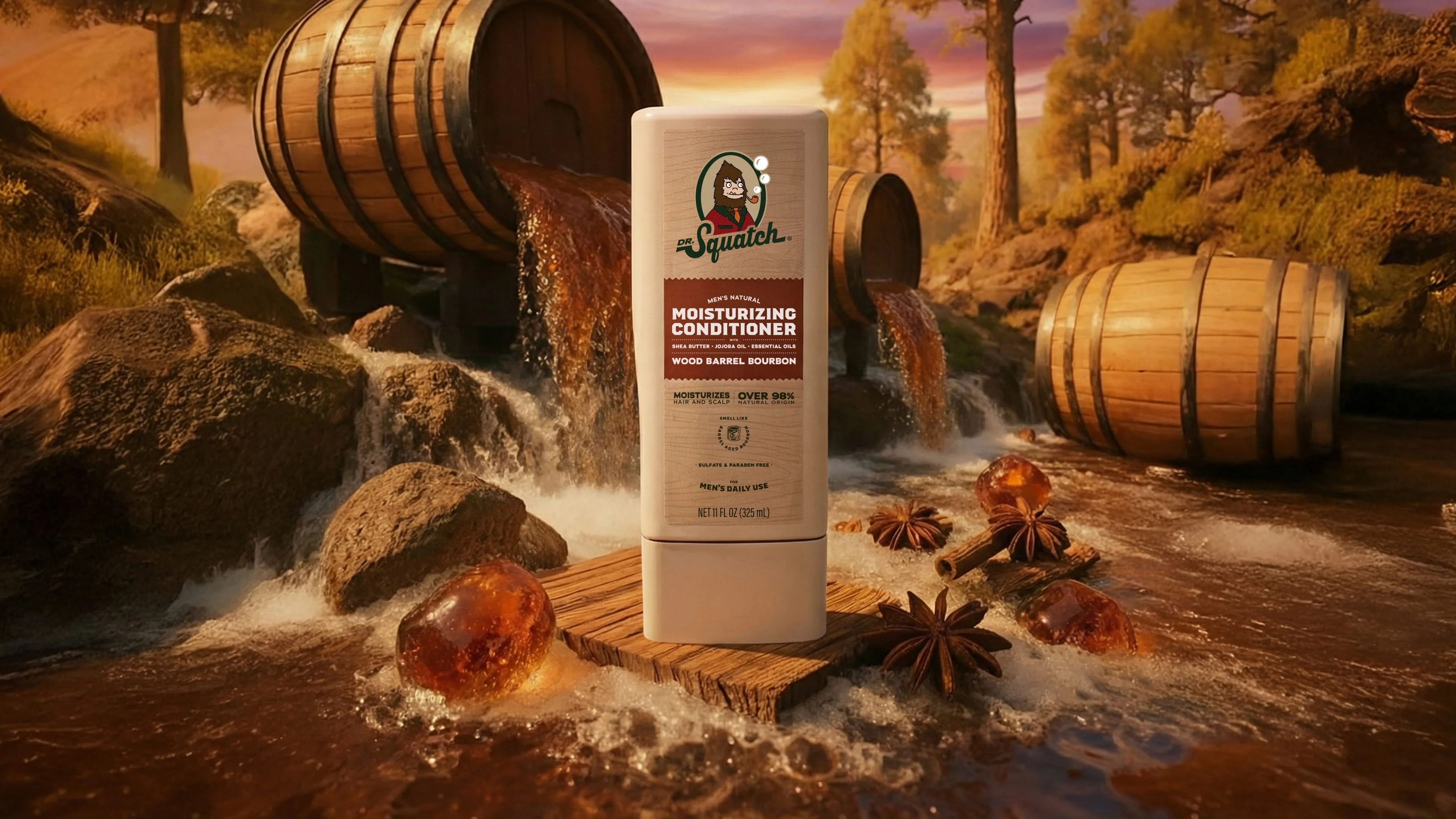 Wood Barrel Bourbon Conditioner 2 Wood Barrel Bourbon Conditioner