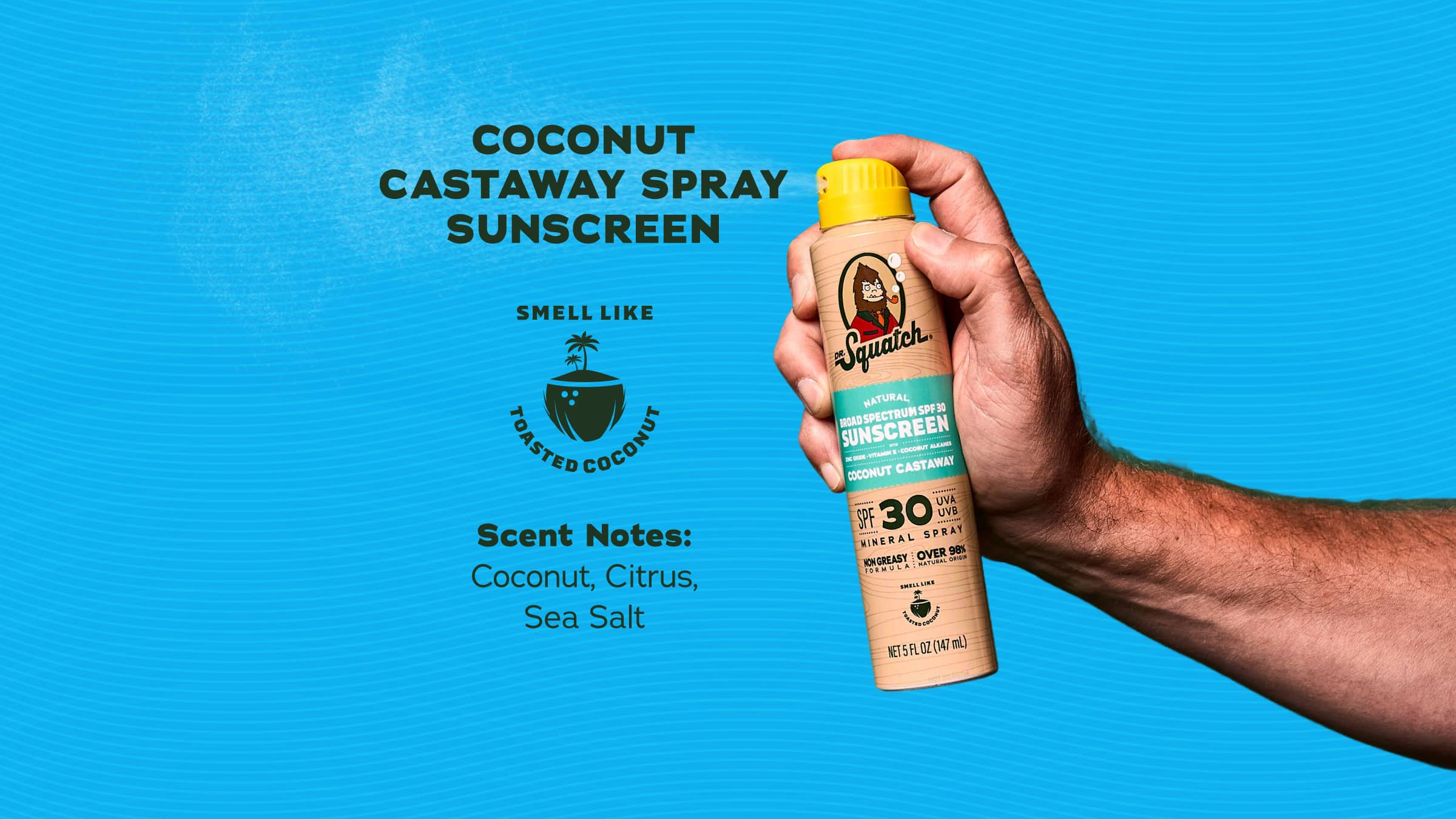 Coconut Castaway Spray Sunscreen 2 Coconut Castaway Spray Sunscreen