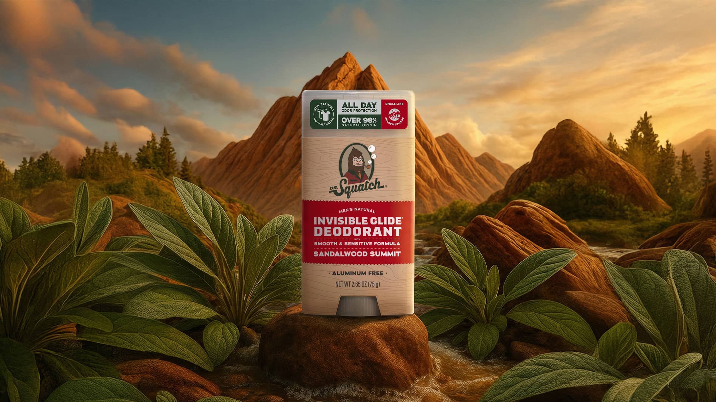 Sandalwood Summit Invisible Glide Deodorant 2 Sandalwood Summit Invisible Glide Deodorant